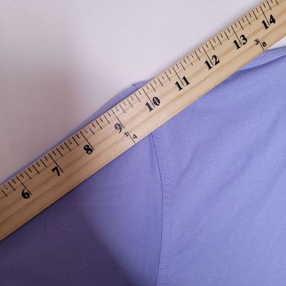 Johnnie O Polo Shirt Mens Large Blue  Prep-Formance Birdie Jersey Plum Crazy - Picture 8 of 10